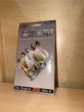 Vintage Backstreet Boys Stik-It Funky Chunky Reusable Sticker
